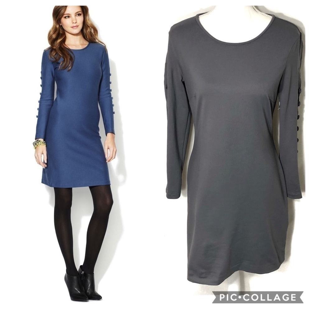 Cynthia Rowley Button Sleeve Dress NWT Medium